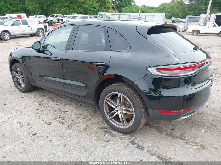 Vin: wp1aa2a59mlb07266, lot: 45499879, porsche macan 20213