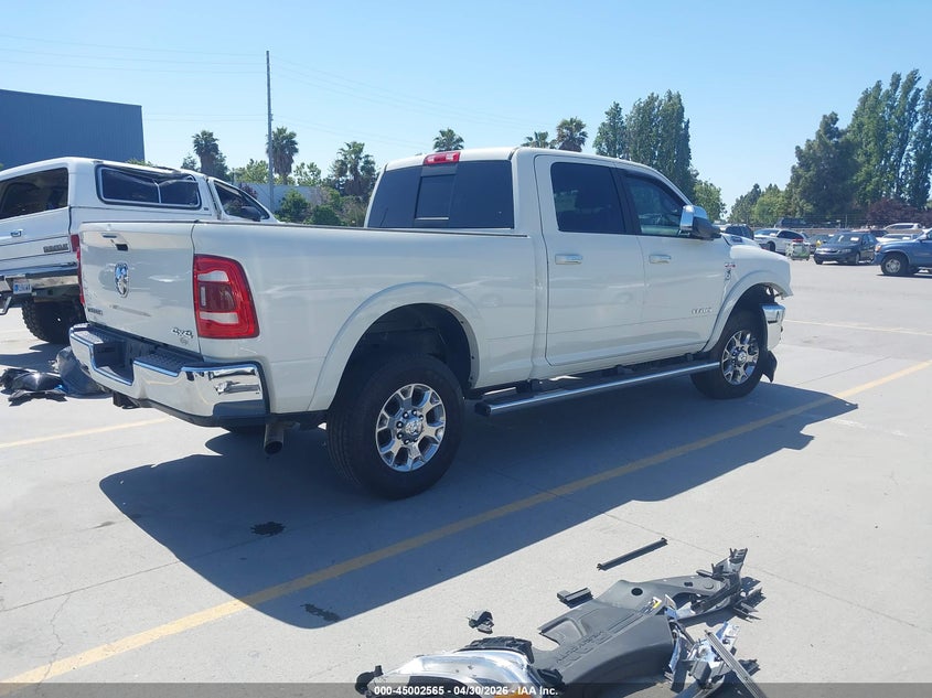 Vin: 3c6ur5fj3ng313218, lot: 45500030, ram 2500 laramie  4x4 6'4 box 20224
