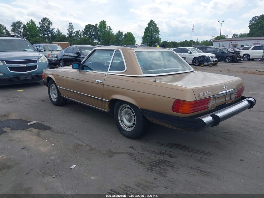 1981 Mercedes-Benz 380 Sl