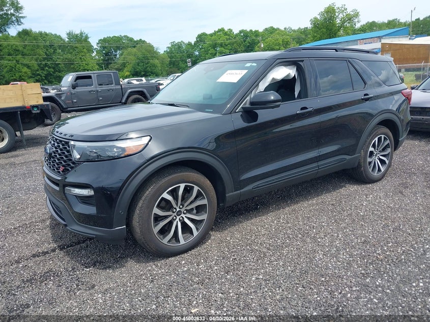 Vin: 1fm5k8gc0lgb46663, lot: 45500098, ford explorer st 20202