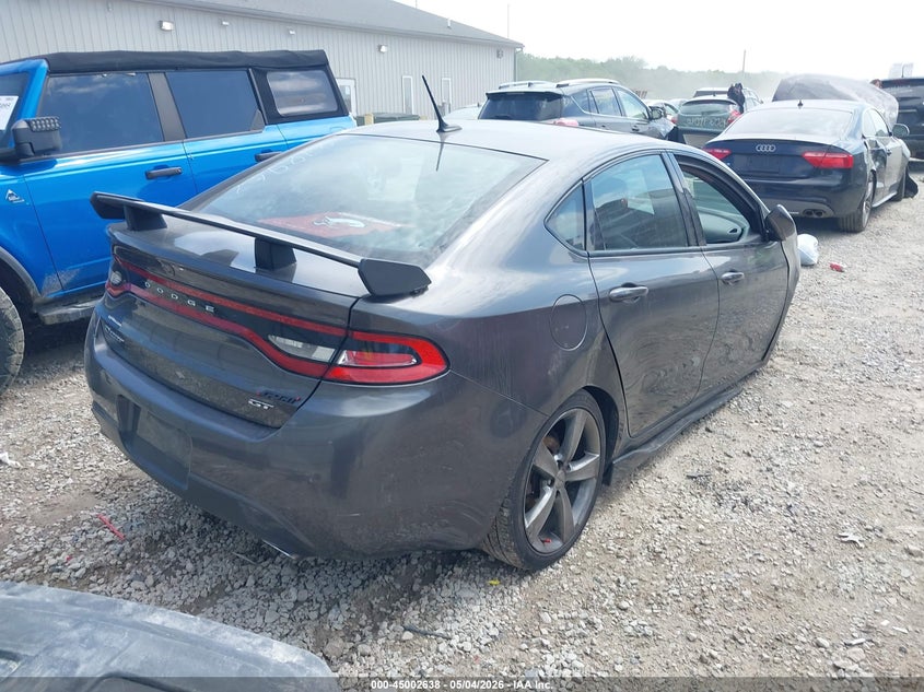 Vin: 1c3cdfeb3ed878962, lot: 45500103, dodge dart gt 20144