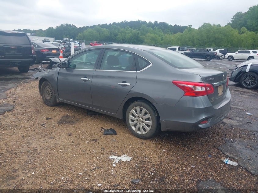VIN 3N1AB7AP4KY407267 2019 NISSAN SENTRA S