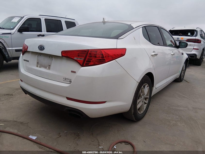 2012 Kia Optima 2.4 Lx White Lot 111045002786 Vin 5XXGM4A73CG056507