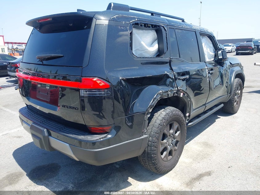 Vin: jtjtbcdx2r5023843, lot: 45500352, lexus gx 550 overtrail 20244