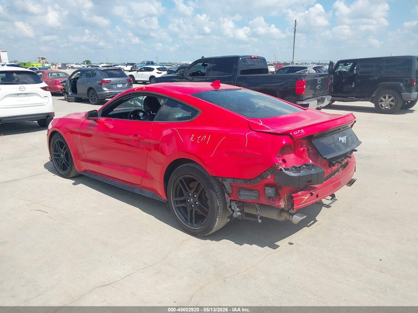 Vin: 1fa6p8th4m5100817, lot: 45500385, ford mustang ecoboost premium fastback 20213