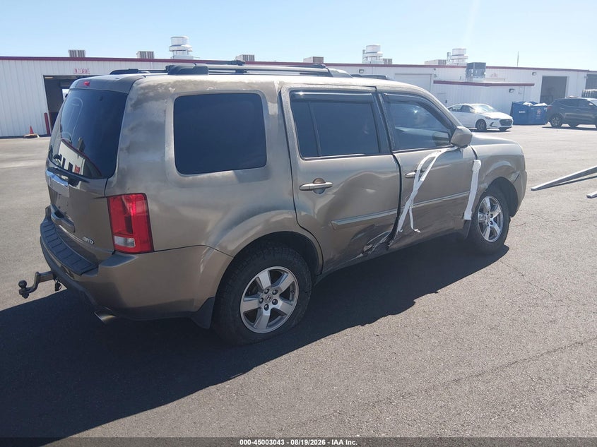 Vin: 5fnyf3h57bb033164, lot: 45500508, honda pilot ex-l 20114