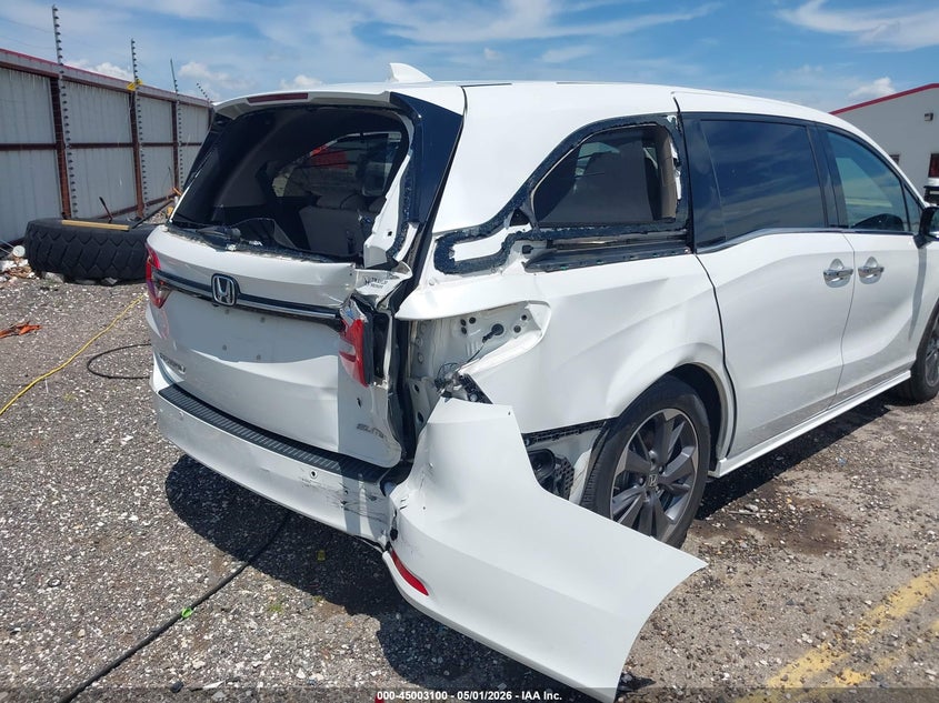2022 Honda Odyssey Elite VIN: 5FNRL6H9XNB059778 Lot: 45003100