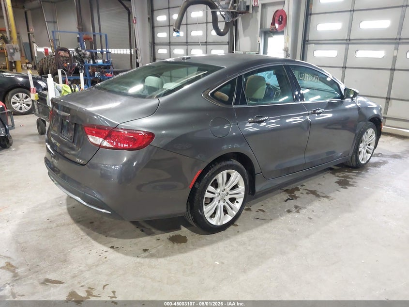 Vin: 1c3cccab0fn707234, lot: 45500572, chrysler 200 limited 20154