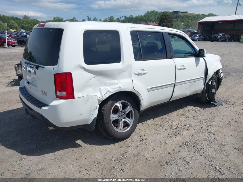 Vin: 5fnyf4h34fb055410, lot: 45500607, honda pilot se 20154