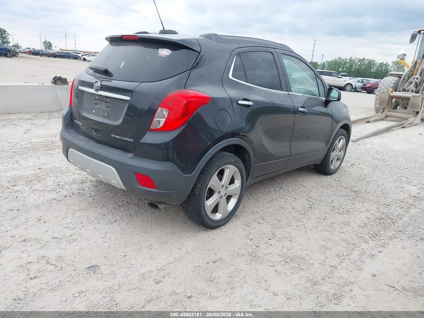 Vin: kl4cjasb9gb613550, lot: 45500646, buick encore 20164