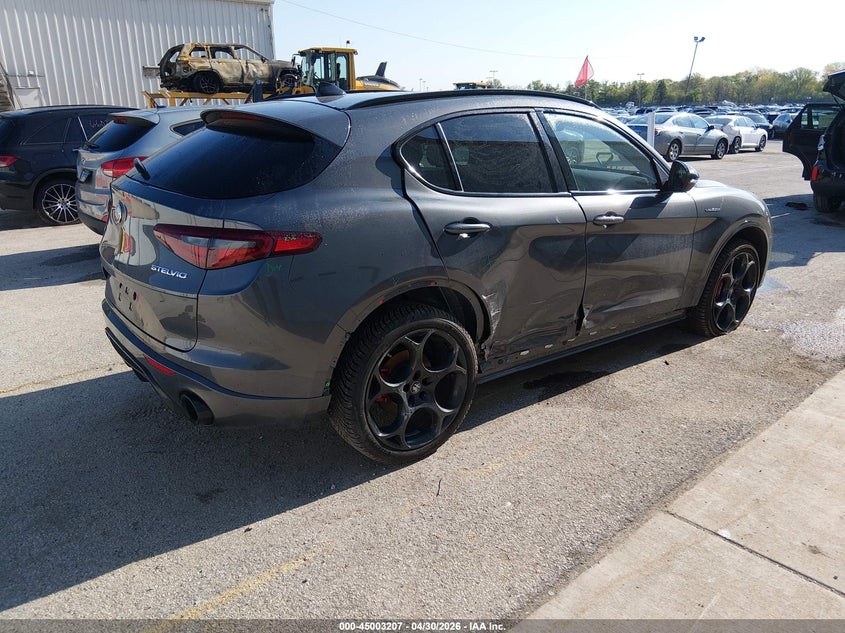Vin: zaspakbn6n7d45930, lot: 45500672, alfa romeo stelvio veloce ti awd 20224