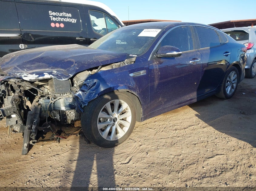 Vin: 5xxgt4l36jg217619, lot: 45500689, kia optima s 20182