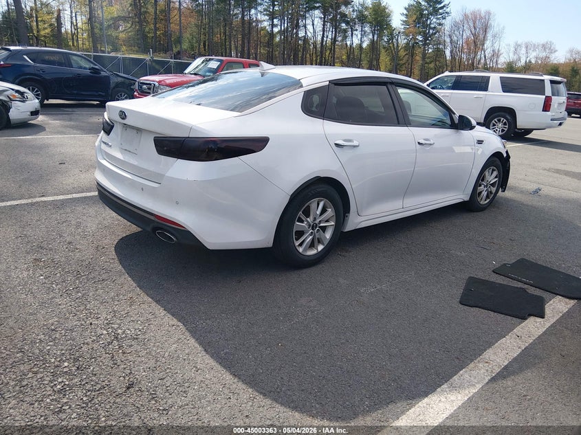 Vin: 5xxgt4l34gg030789, lot: 45500828, kia optima lx 20164