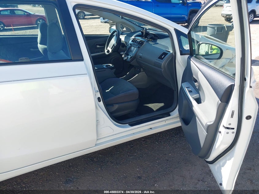 2012 Toyota Prius v 1.8 Prius V Three white Lot 111045003374 Vin JTDZN3EU2C3071354