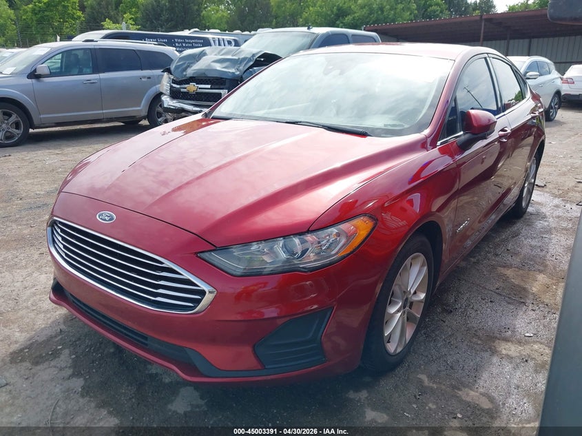 2019 Ford Fusion Hybrid Se 3FA6P0LU1KR242776 photo 1