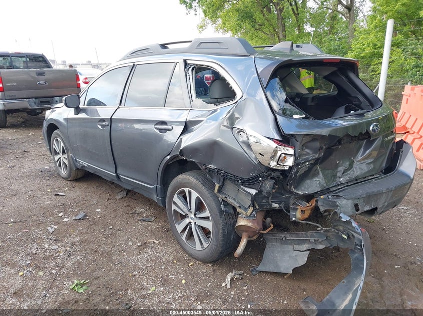 Vin: 4s4bsanc0j3230337, lot: 45501014, subaru outback 2.5i limited 20183