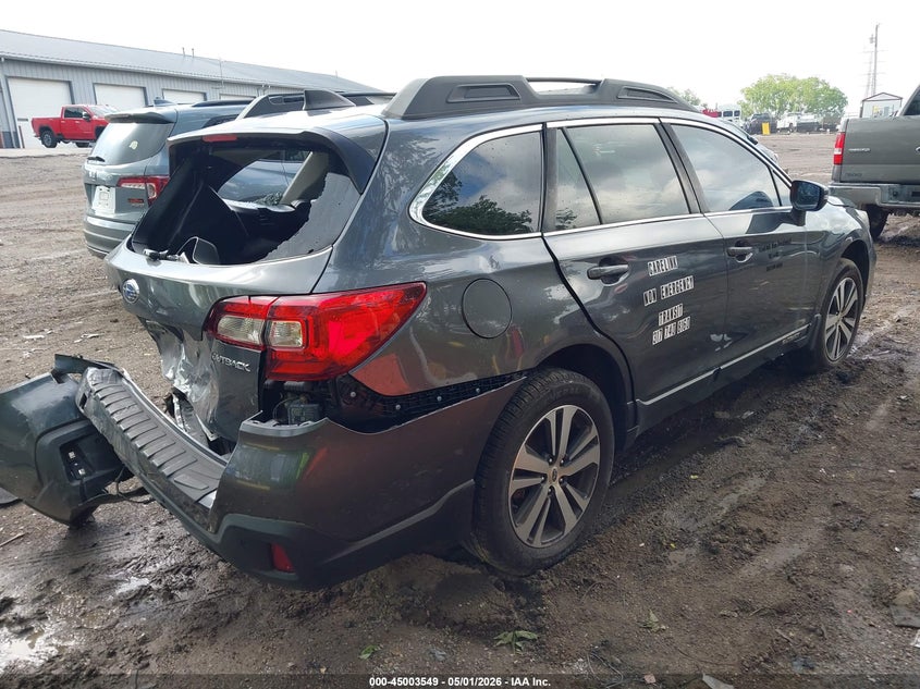 Vin: 4s4bsanc0j3230337, lot: 45501014, subaru outback 2.5i limited 20184