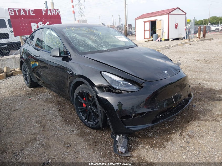 Vin: 5yjygdef1mf251958, lot: 45501064, tesla model y performance dual motor all-wheel drive 2021 img_1