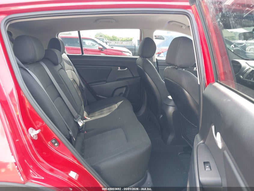 2012 Kia Sportage 2.4 Lx Red Lot 111045003692 Vin KNDPBCA28C7201621