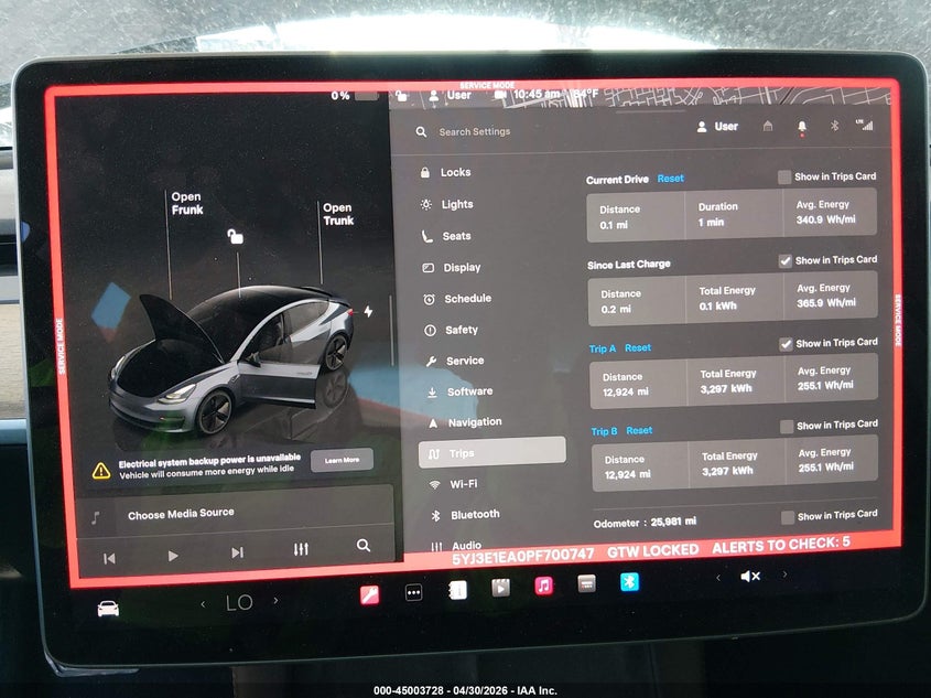2023 TESLA MODEL 3 auction photo 7