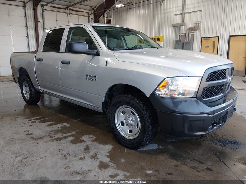 Vin: 1c6rr7kg1js293114, lot: 45501355, ram 1500 tradesman  4x4 5'7 box 20181