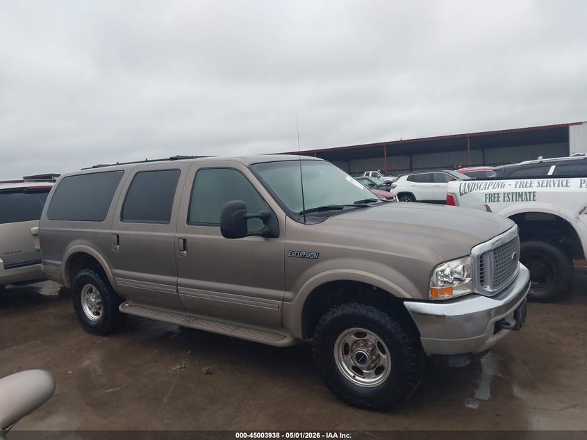 2002 Ford Excursion Limited VIN: 1FMNU43S02EA86085 Lot: 45003938