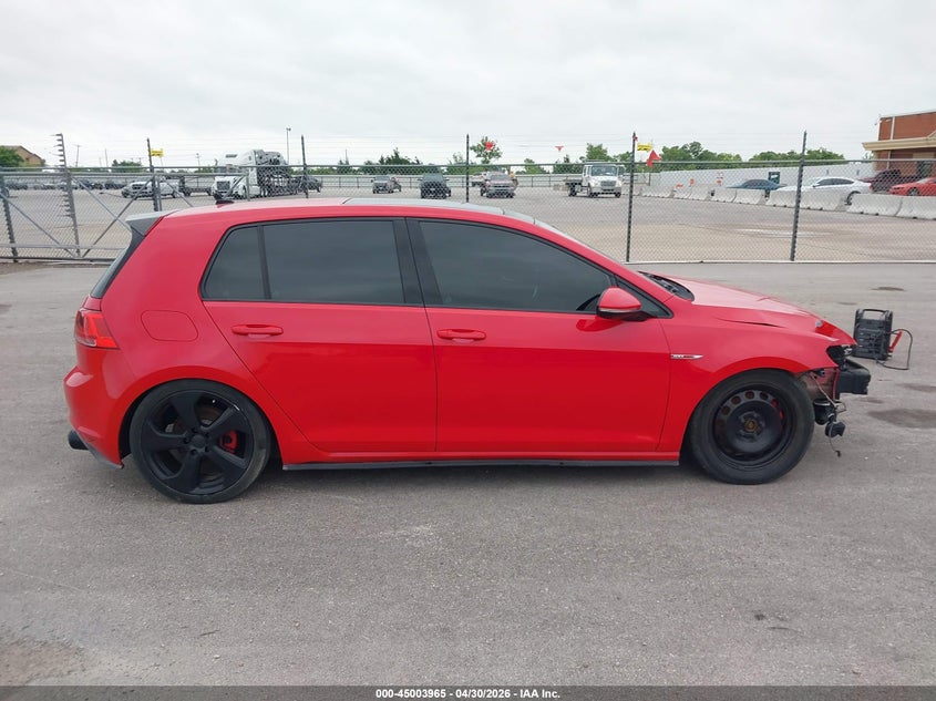 2015 Volkswagen Golf Gti 2.0T Se 4-Door VIN: 3VW5T7AU2FM024875 Lot: 45003965