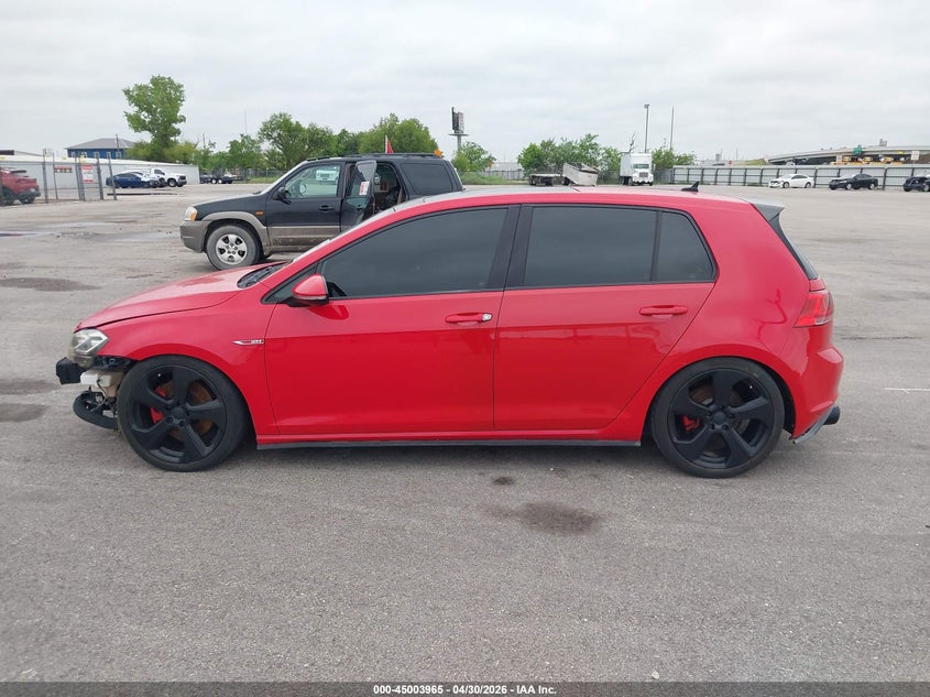2015 Volkswagen Golf Gti 2.0T Se 4-Door VIN: 3VW5T7AU2FM024875 Lot: 45003965