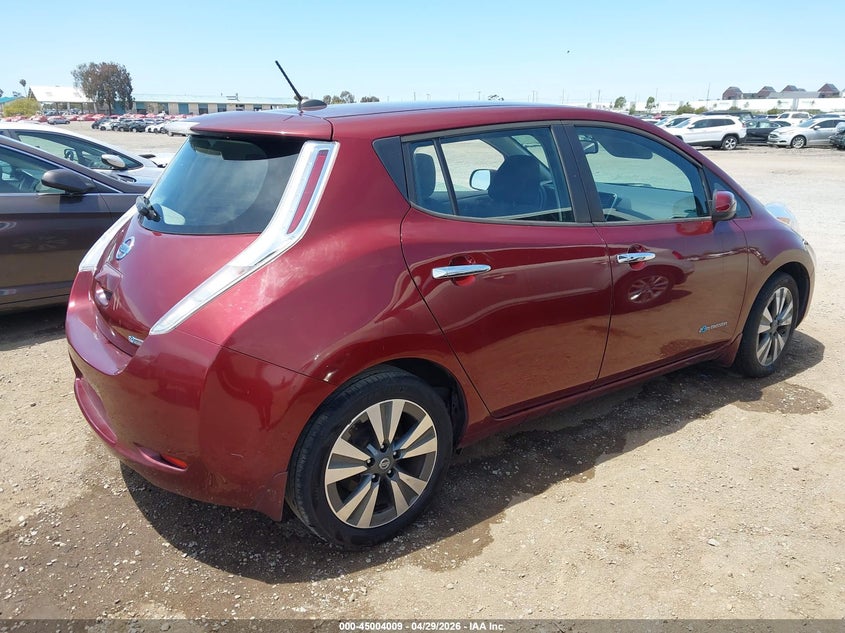Vin: 1n4bz0cp1gc312303, lot: 45501474, nissan leaf sv 20164