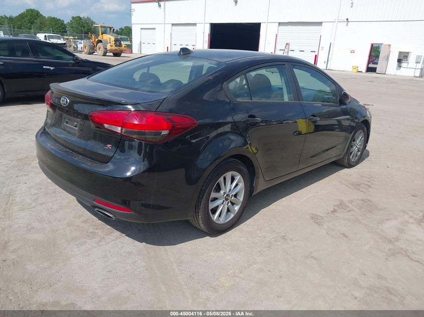 Vin: 3kpfl4a77he056654, lot: 45501581, kia forte s 20174