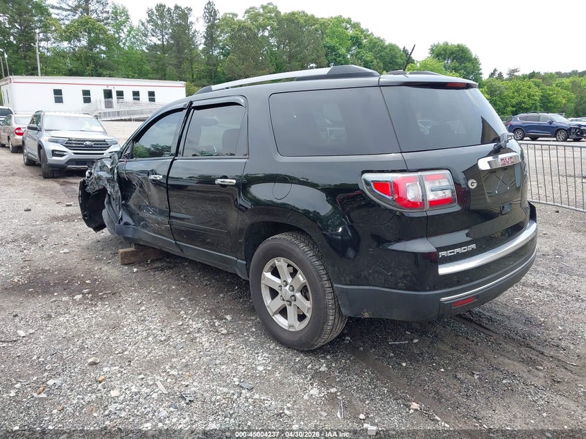 Vin: 1gkkrpkd5gj147642, lot: 45501702, gmc acadia sle 20163