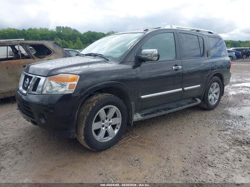 Vin: 5n1aa0ne2cn609874, lot: 45501834, nissan armada platinum 20122