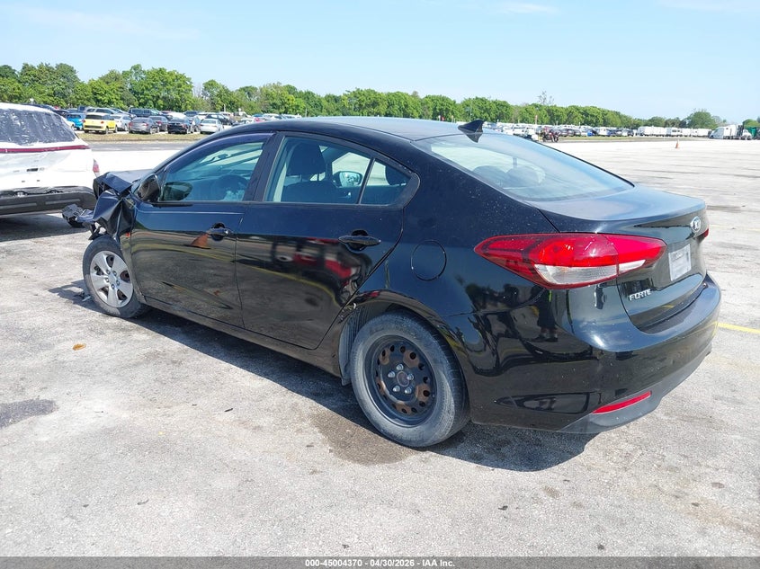 Vin: 3kpfk4a7xhe041374, lot: 45501835, kia forte lx 20173