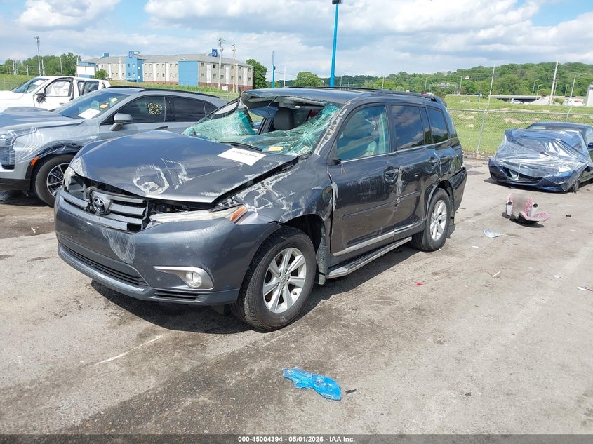Vin: 5tdzk3eh9ds129262, lot: 45501858, toyota highlander base plus v6/base v6/se v6 20132