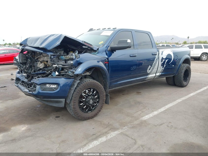 2021 Ram 3500 Ram Limited 4X4 8' Box blue Lot 111045004399 Vin 3C63RRRL0MG667115