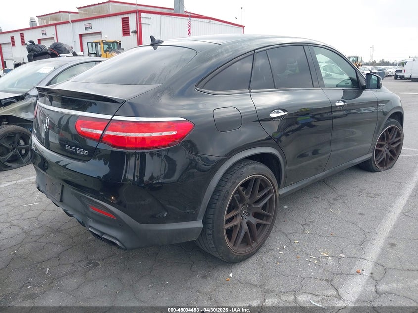 Vin: 4jged7fb8ja104240, lot: 45501948, mercedes-benz amg gle 63 coupe s 4matic 20184