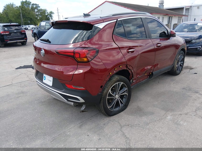 Vin: kl4mmds29pb043739, lot: 45502020, buick encore gx select fwd 20234