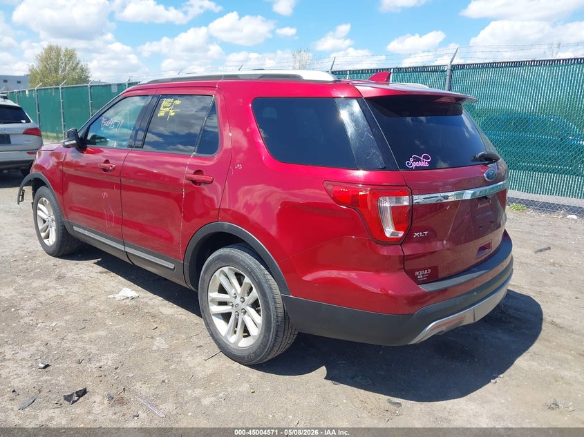 Vin: 1fm5k7d88hge19706, lot: 45502036, ford explorer xlt 20173