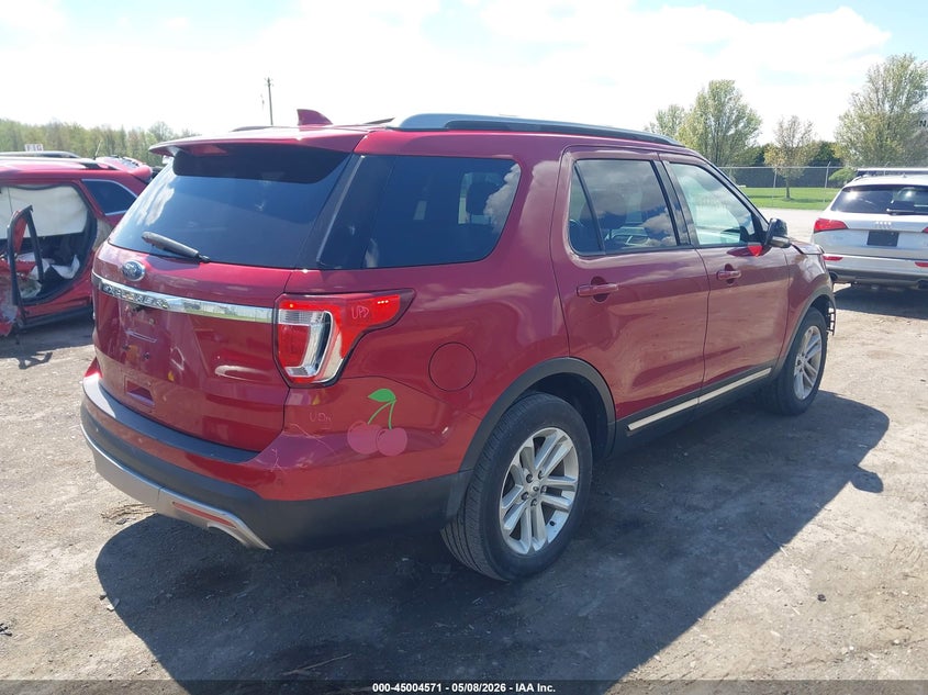 Vin: 1fm5k7d88hge19706, lot: 45502036, ford explorer xlt 20174