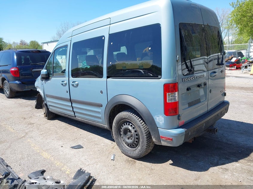 Vin: nm0ks9cn7ct113149, lot: 45502080, ford transit connect xlt premium 20123
