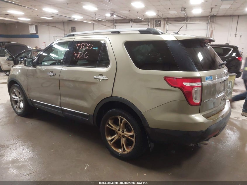 Vin: 1fm5k8f8xdga02858, lot: 45502285, ford explorer limited 20133