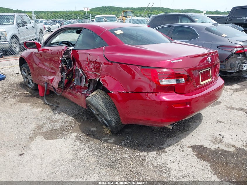 Vin: jthff2c24c2521876, lot: 45502323, lexus is 250c 20123