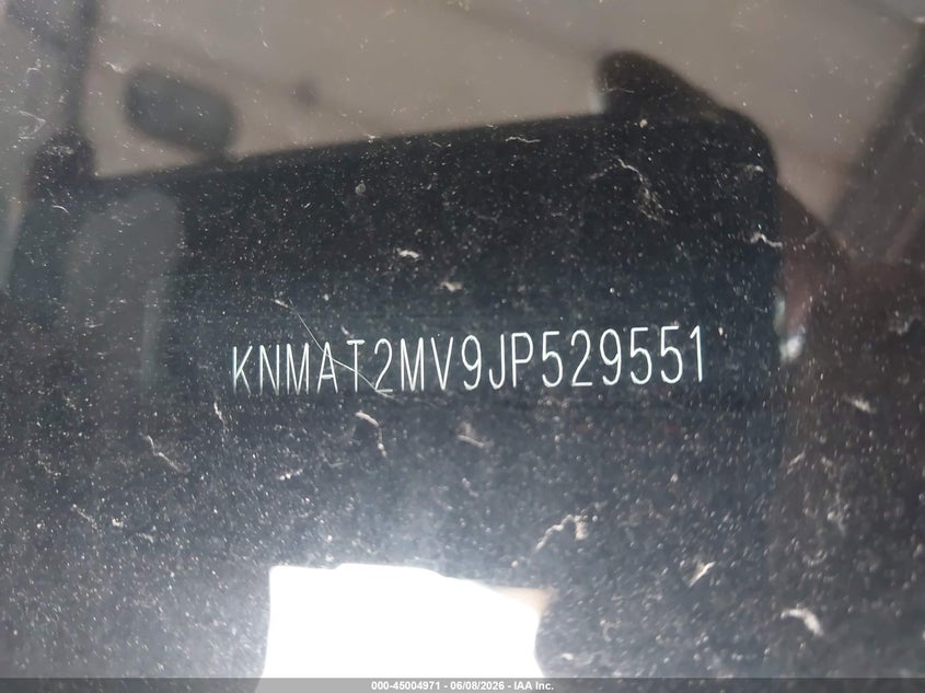 VIN KNMAT2MV9JP529551 2018 NISSAN ROGUE SV