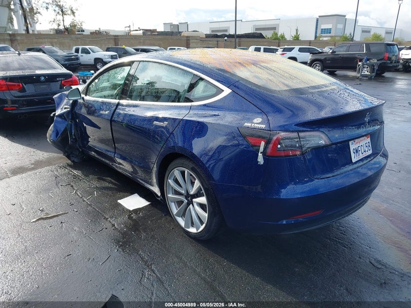 Vin: 5yj3e1ea7jf037121, lot: 45502454, tesla model 3 long range/mid range 20183