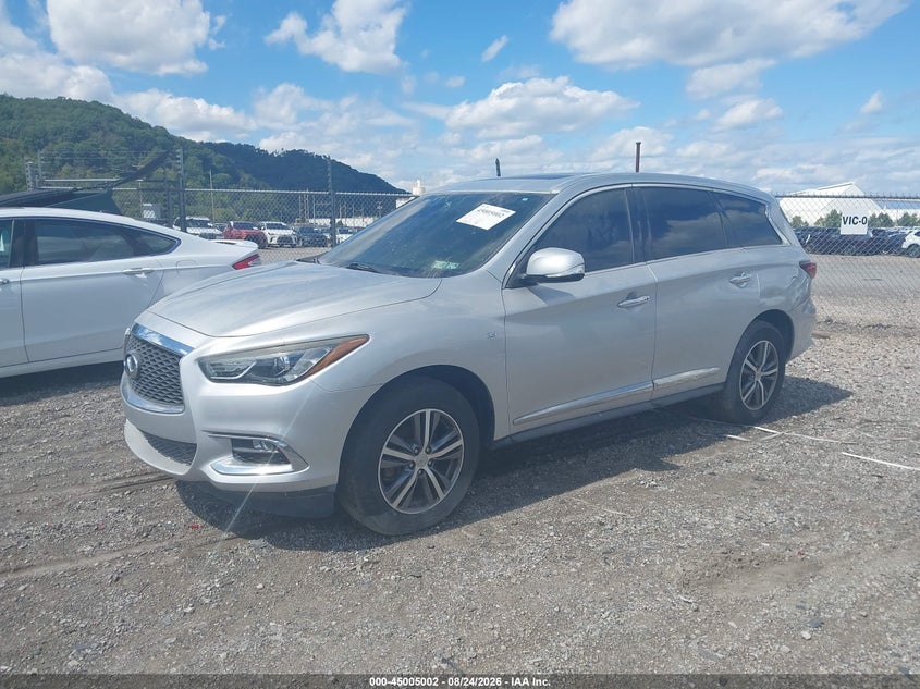 Vin: 5n1dl0mn2kc564471, lot: 45502467, infiniti qx60 pure 20192
