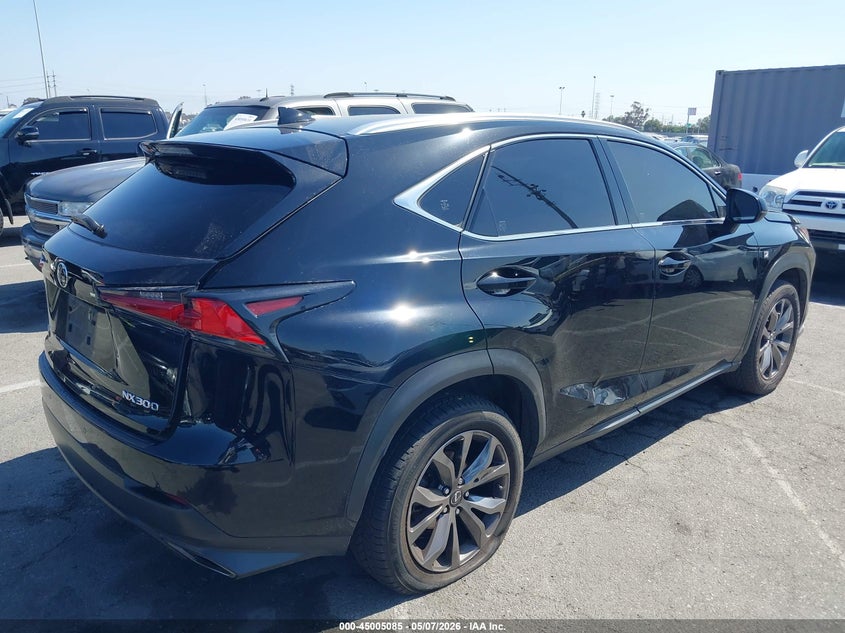 Vin: jtjsarbz6m2182865, lot: 45502549, lexus nx 300 f sport 20214