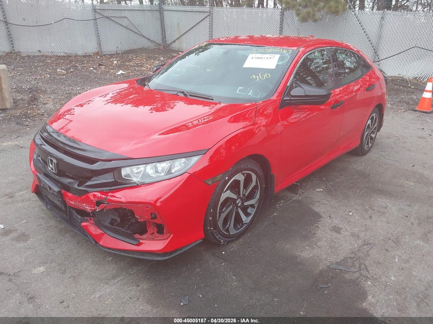2018 Honda Civic Lx SHHFK7H2XJU421647 photo 1