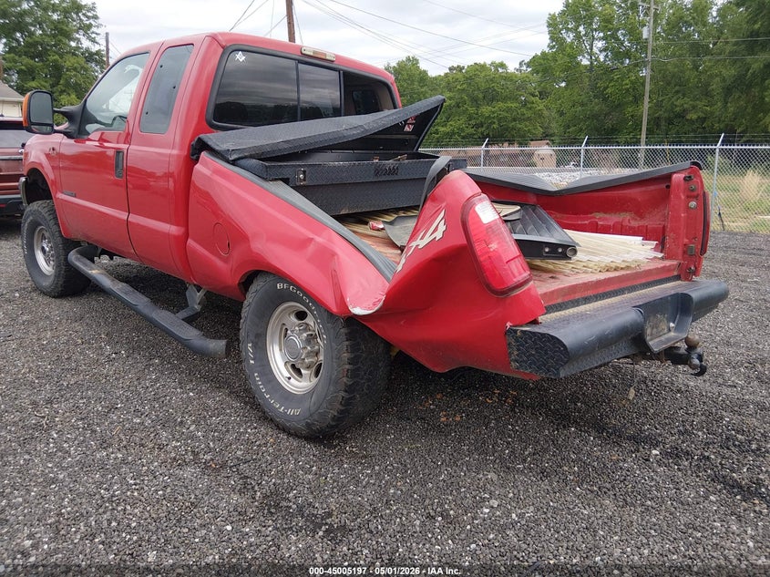 FORD F-250 2000 VIN 1FTNX21F9YEC86476