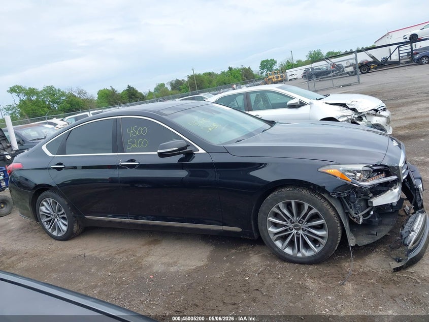 2017 Genesis G80 3.8 VIN: KMHGN4JE2HU182379 Lot: 45005200