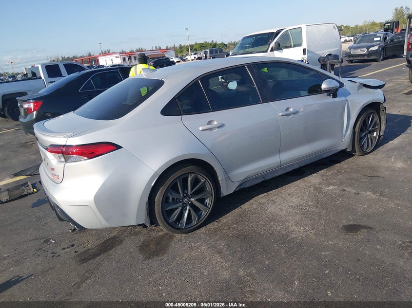 Vin: 5yfp4mce0rp199958, lot: 45502670, toyota corolla se 20244